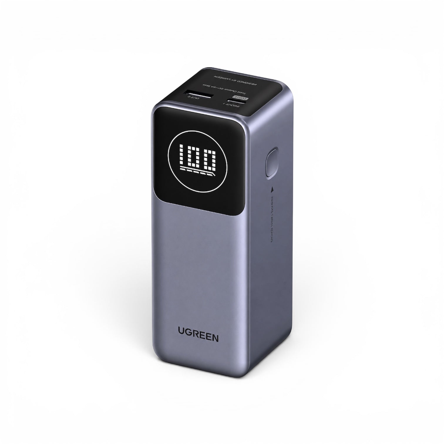 UGREEN PB724 Nexode 12000mAh 100W USB-C PD Fast Charging Power Bank with Digital Display for MacBook, iPhone, iPad, Samsung & Laptops